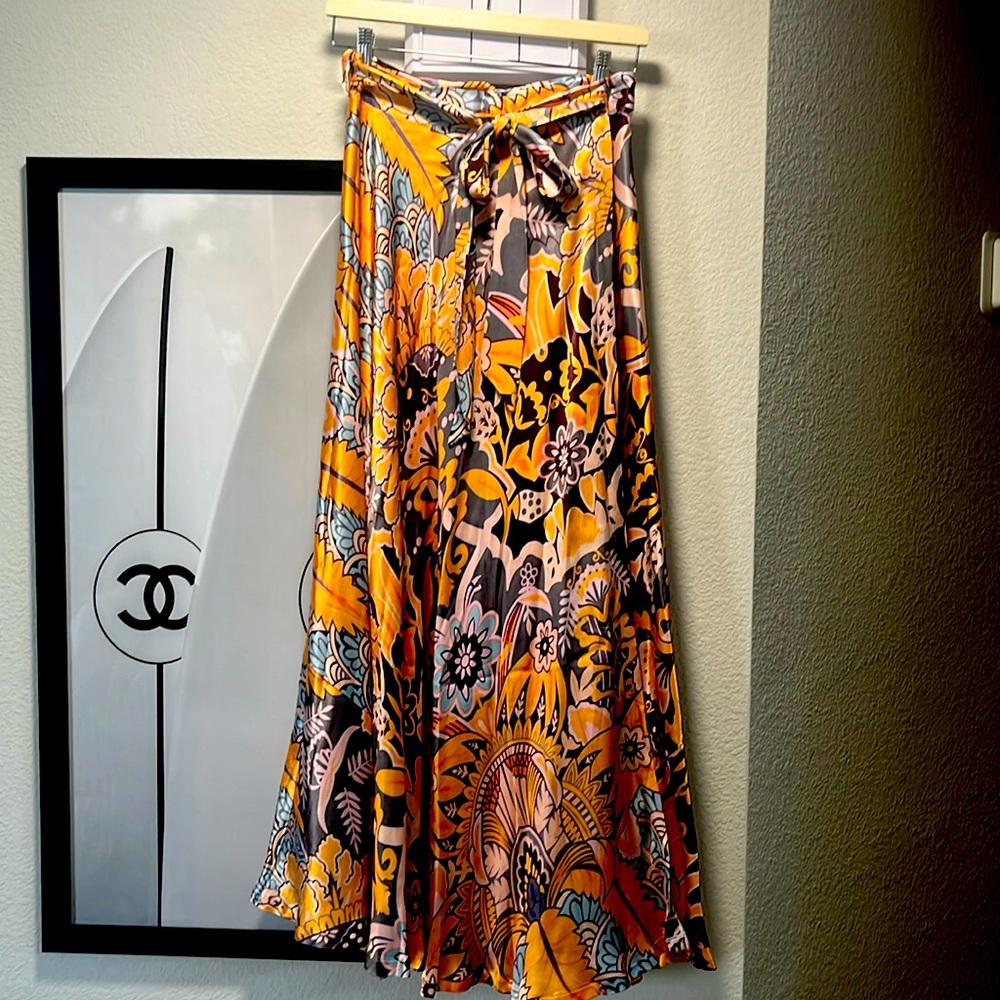 Lenin the Label boho silky skirt